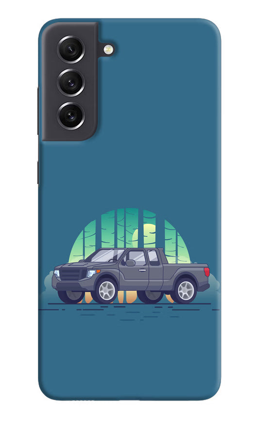 Retro Garage Vibe Samsung S21 FE 5G Hard Case Back Cover by Casekaro
