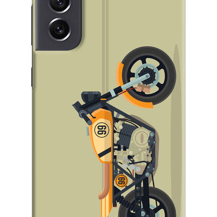 Vertical Speedster Samsung S21 FE 5G Hard Case Back Cover by Casekaro