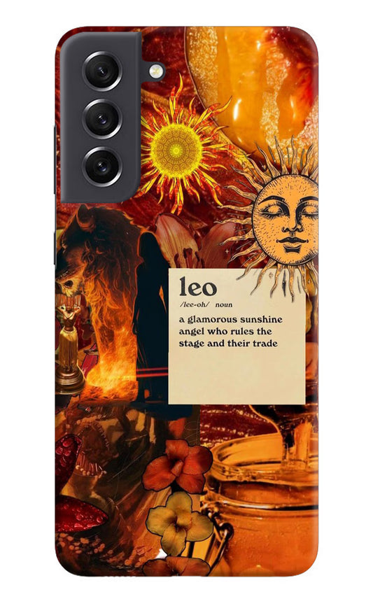 Leo Zodiac Samsung S21 FE 5G Hard Case Back Cover by Casekaro