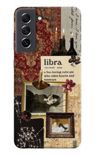 Libra Zodiac Samsung S21 FE 5G Hard Case Back Cover by Casekaro
