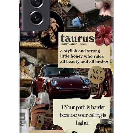 Taurus Zodiac Samsung S21 FE 5G Hard Case Back Cover by Casekaro