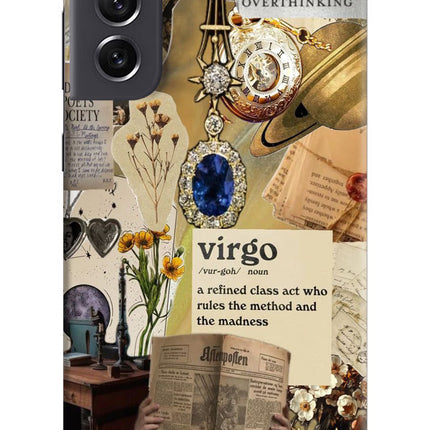 Virgo Zodiac Samsung S21 FE 5G Hard Case Back Cover by Casekaro