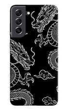 Twin Dragons Samsung S21 FE 5G Hard Case Back Cover by Casekaro