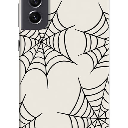 Spider Web Samsung S21 FE 5G Hard Case Back Cover by Casekaro