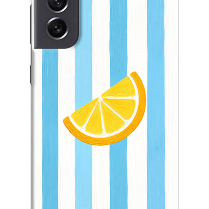 Summer Lemon Samsung S21 FE 5G Hard Case Back Cover by Casekaro