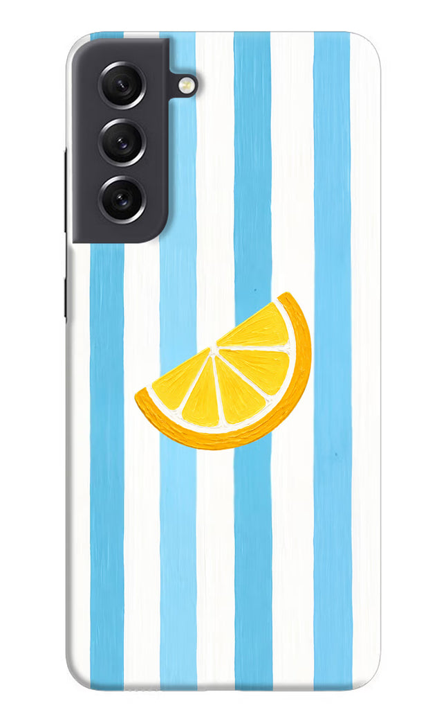 Summer Lemon Samsung S21 FE 5G Hard Case Back Cover by Casekaro