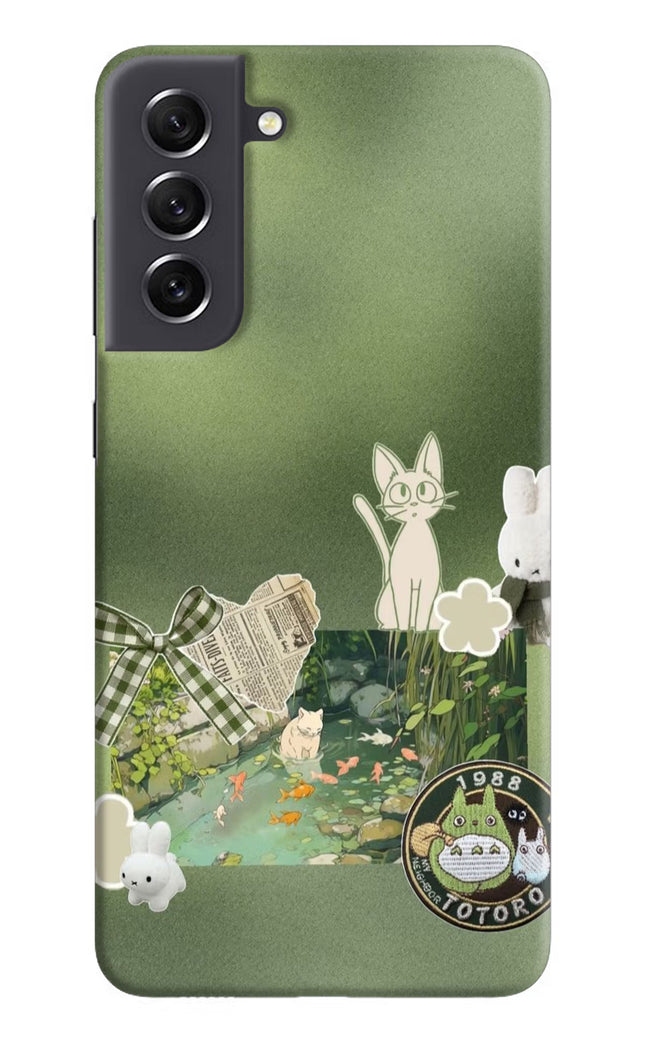 Aesthetic anime Samsung S21 FE 5G Hard Case Back Cover by Casekaro