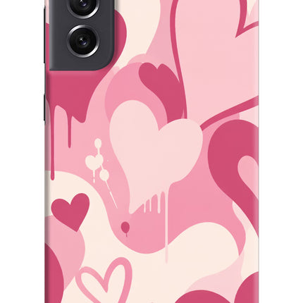 Hearty case Samsung S21 FE 5G Hard Case Back Cover by Casekaro