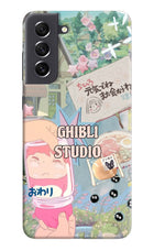 Studio Ghibli Samsung S21 FE 5G Hard Case Back Cover by Casekaro