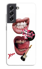 Rockstar Samsung S21 FE 5G Hard Case Back Cover by Casekaro