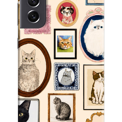 Mirror Cats Samsung S21 FE 5G Hard Case Back Cover by Casekaro