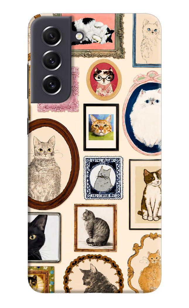 Mirror Cats Samsung S21 FE 5G Hard Case Back Cover by Casekaro