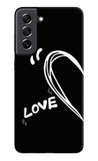 Love Line Samsung S21 FE 5G Hard Case Back Cover by Casekaro
