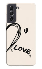 Soul Line Samsung S21 FE 5G Hard Case Back Cover by Casekaro