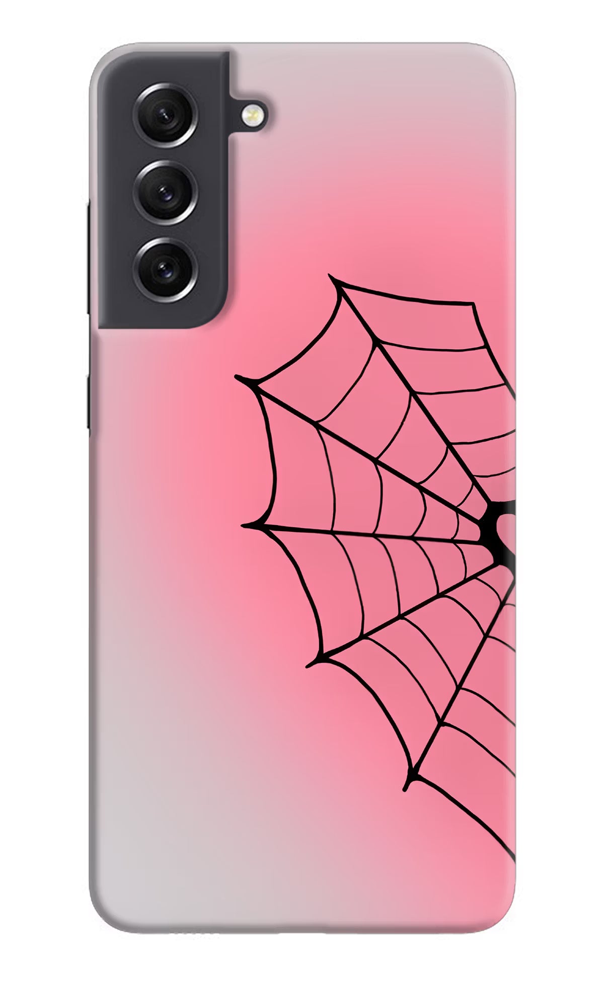 Pink Web Samsung S21 FE 5G Back Cover