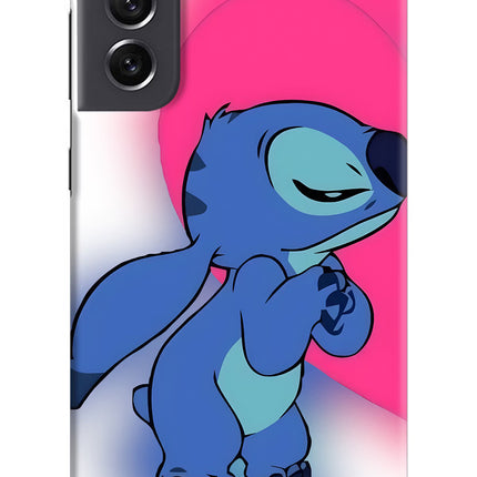 Stitch Hug Samsung S21 FE 5G Hard Case Back Cover by Casekaro