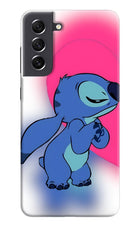 Stitch Hug Samsung S21 FE 5G Hard Case Back Cover by Casekaro
