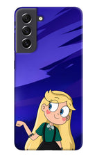 Star Glow Samsung S21 FE 5G Hard Case Back Cover by Casekaro