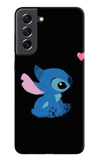 Stitch Crush Samsung S21 FE 5G Hard Case Back Cover by Casekaro