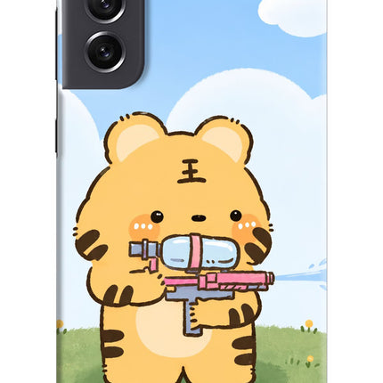Tiger Treat Samsung S21 FE 5G Hard Case Back Cover by Casekaro