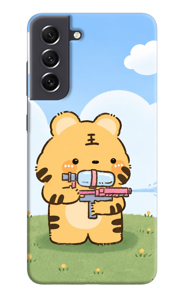 Tiger Treat Samsung S21 FE 5G Hard Case Back Cover by Casekaro
