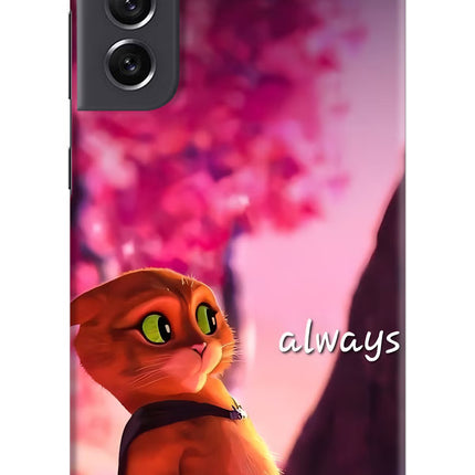 Always Cat Samsung S21 FE 5G Hard Case Back Cover by Casekaro