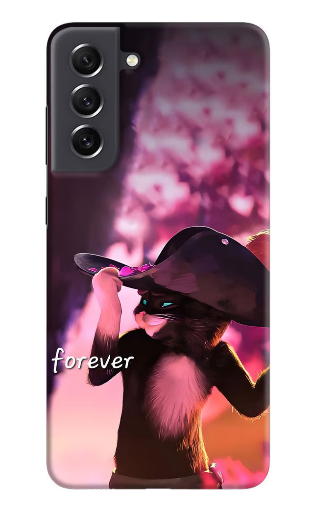 Forever Cat Samsung S21 FE 5G Hard Case Back Cover by Casekaro