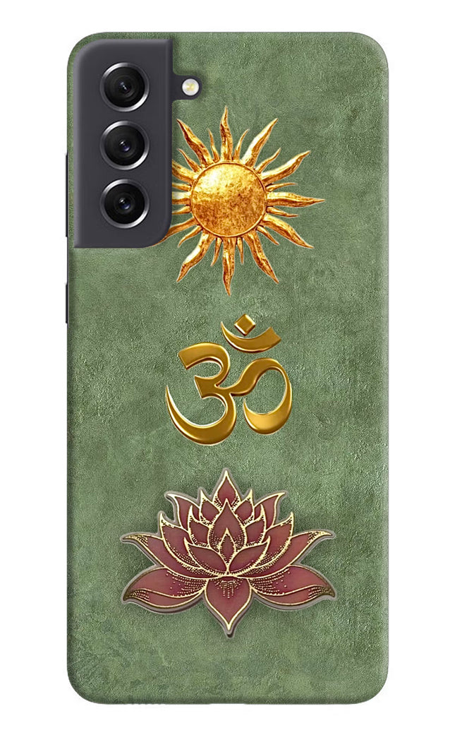 Om & Lotus Samsung S21 FE 5G Back Cover