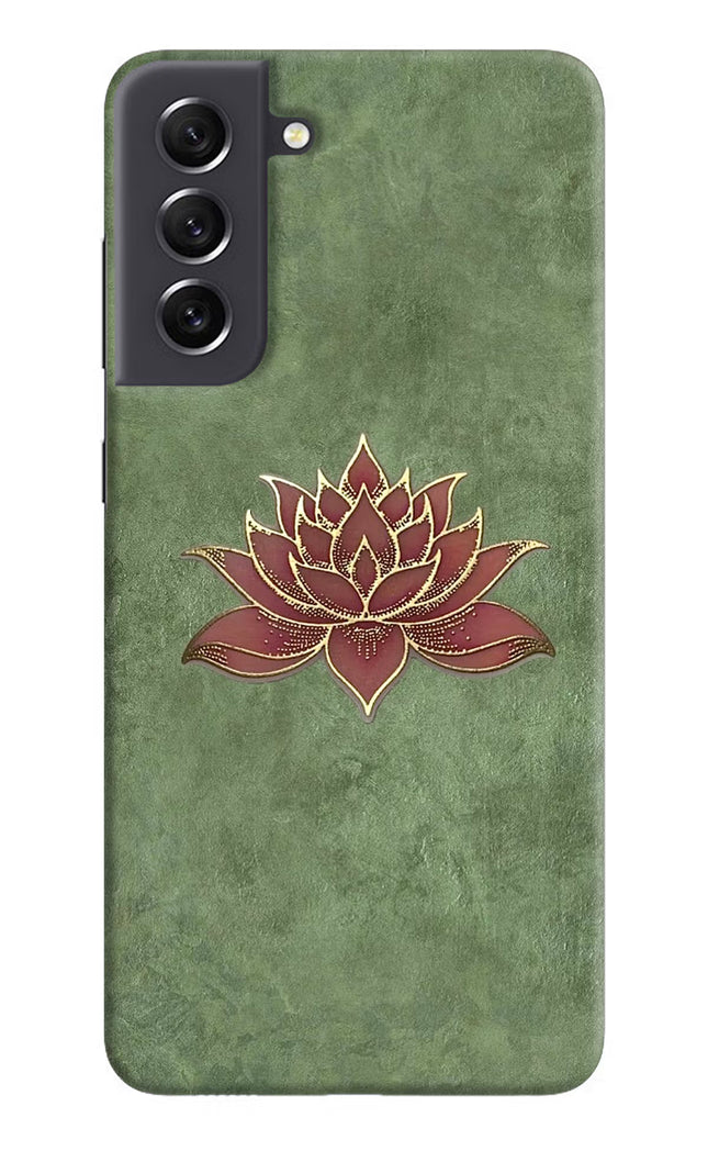 Lotus Grace Samsung S21 FE 5G Hard Case Back Cover by Casekaro
