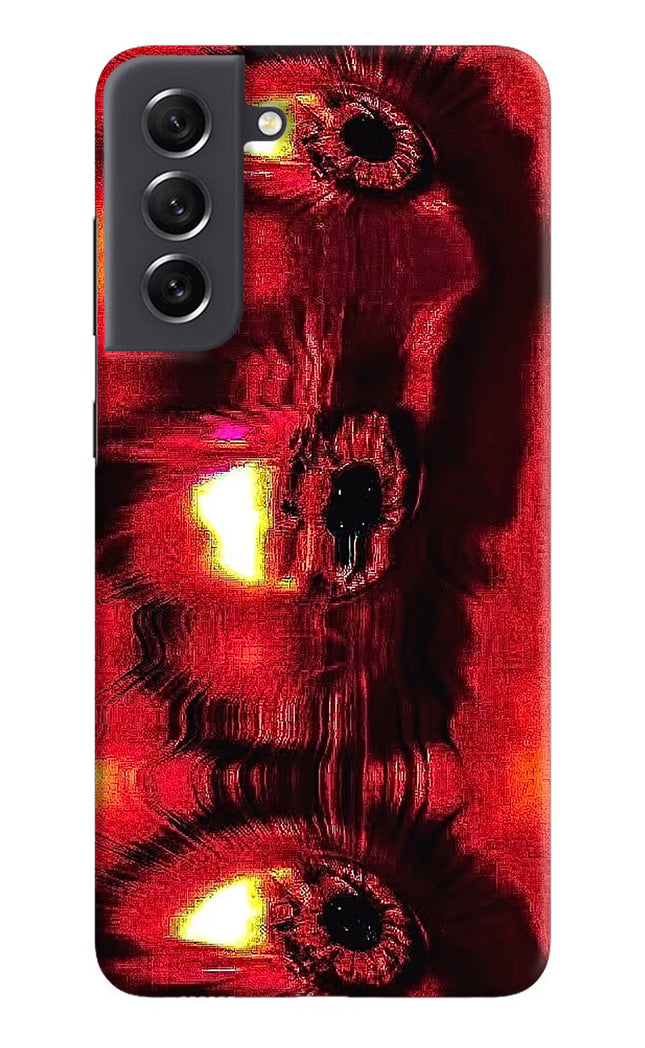 Fire Eye Samsung S21 FE 5G Hard Case Back Cover by Casekaro