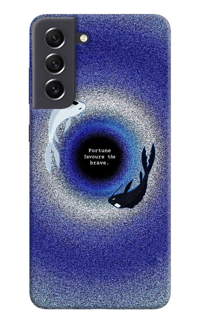Dark Koi Samsung S21 FE 5G Hard Case Back Cover by Casekaro
