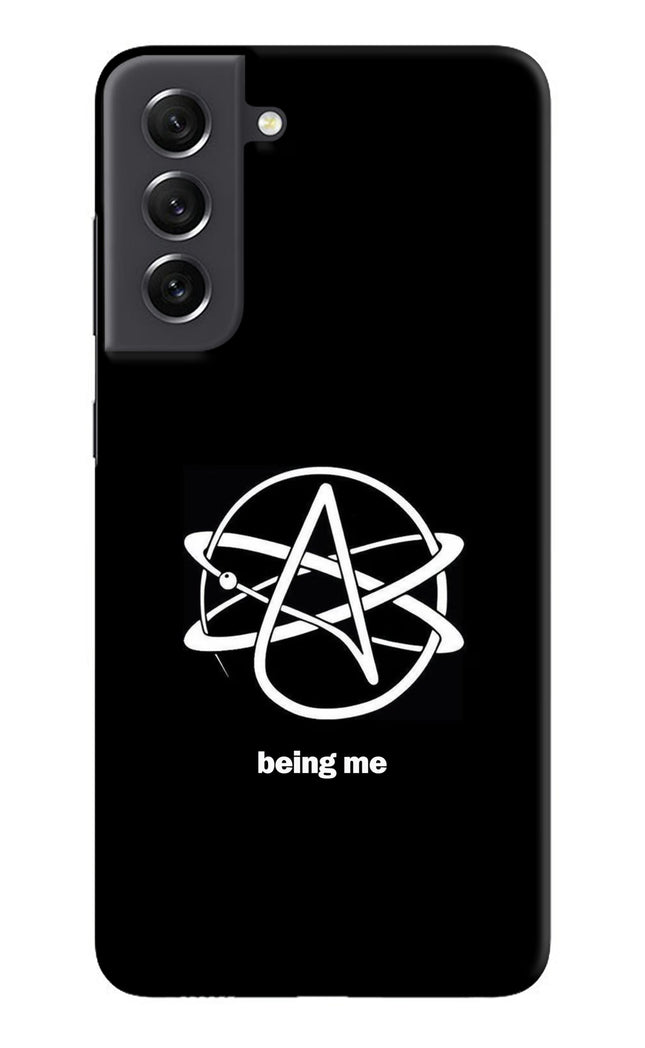 Atheist Symbol Samsung S21 FE 5G Hard Case Back Cover by Casekaro