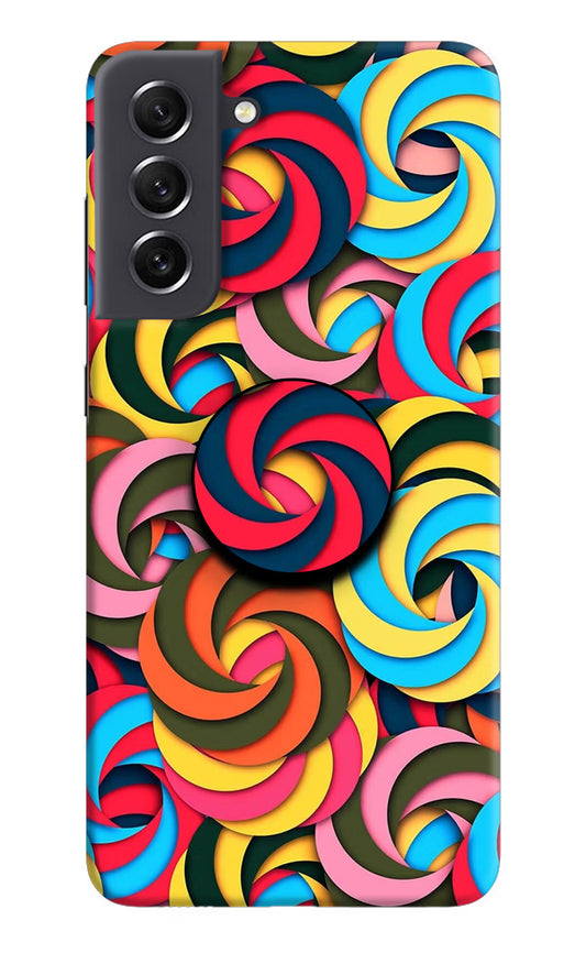 Spiral Pattern Samsung S21 FE 5G Pop Case by Casekaro