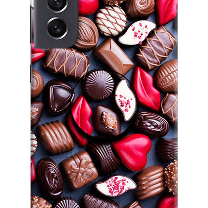 Chocolates Samsung S21 FE 5G Pop Case by Casekaro