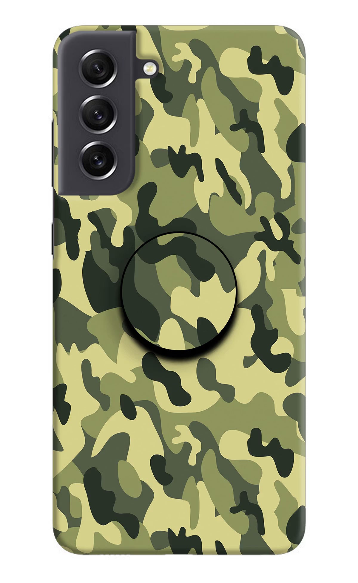 Camouflage Samsung S21 FE 5G Pop Case by Casekaro