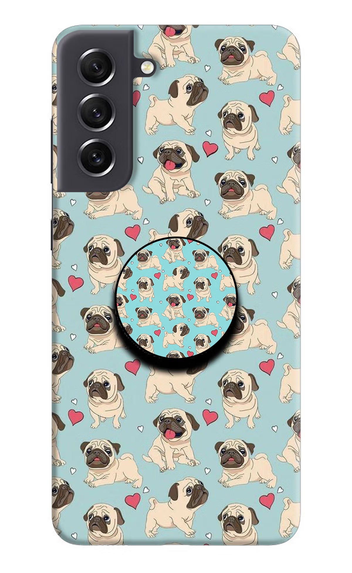 Pug Dog Samsung S21 FE 5G Pop Case by Casekaro