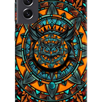 Angry Owl Samsung S21 FE 5G Pop Case by Casekaro