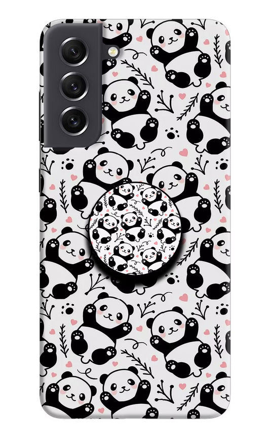 Cute Panda Samsung S21 FE 5G Pop Case by Casekaro