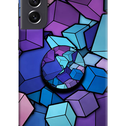 Cubic Abstract Samsung S21 FE 5G Pop Case by Casekaro