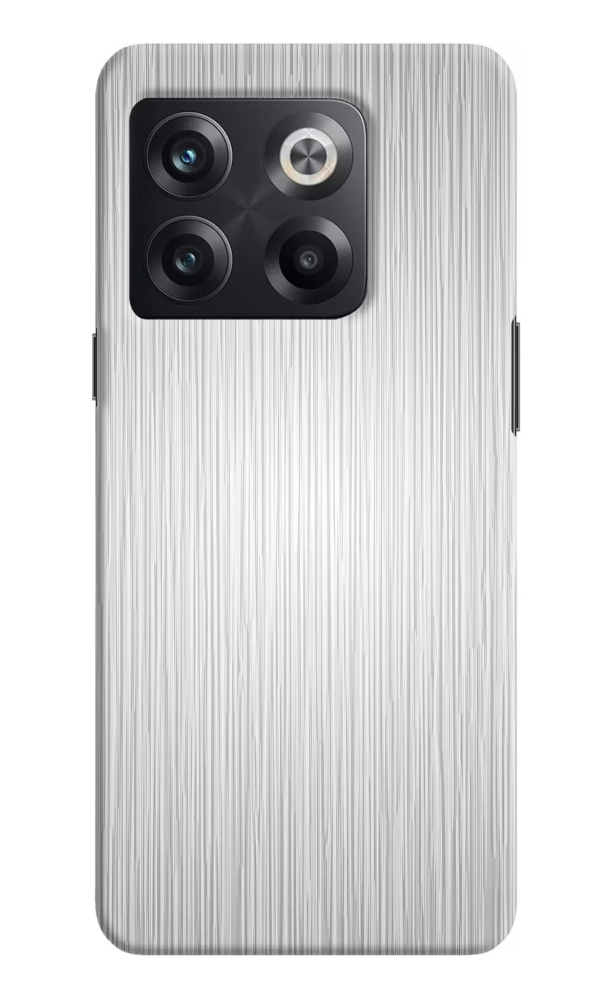 Wooden Grey Texture OnePlus 10T 5G Hard Case Back Cover by Casekaro