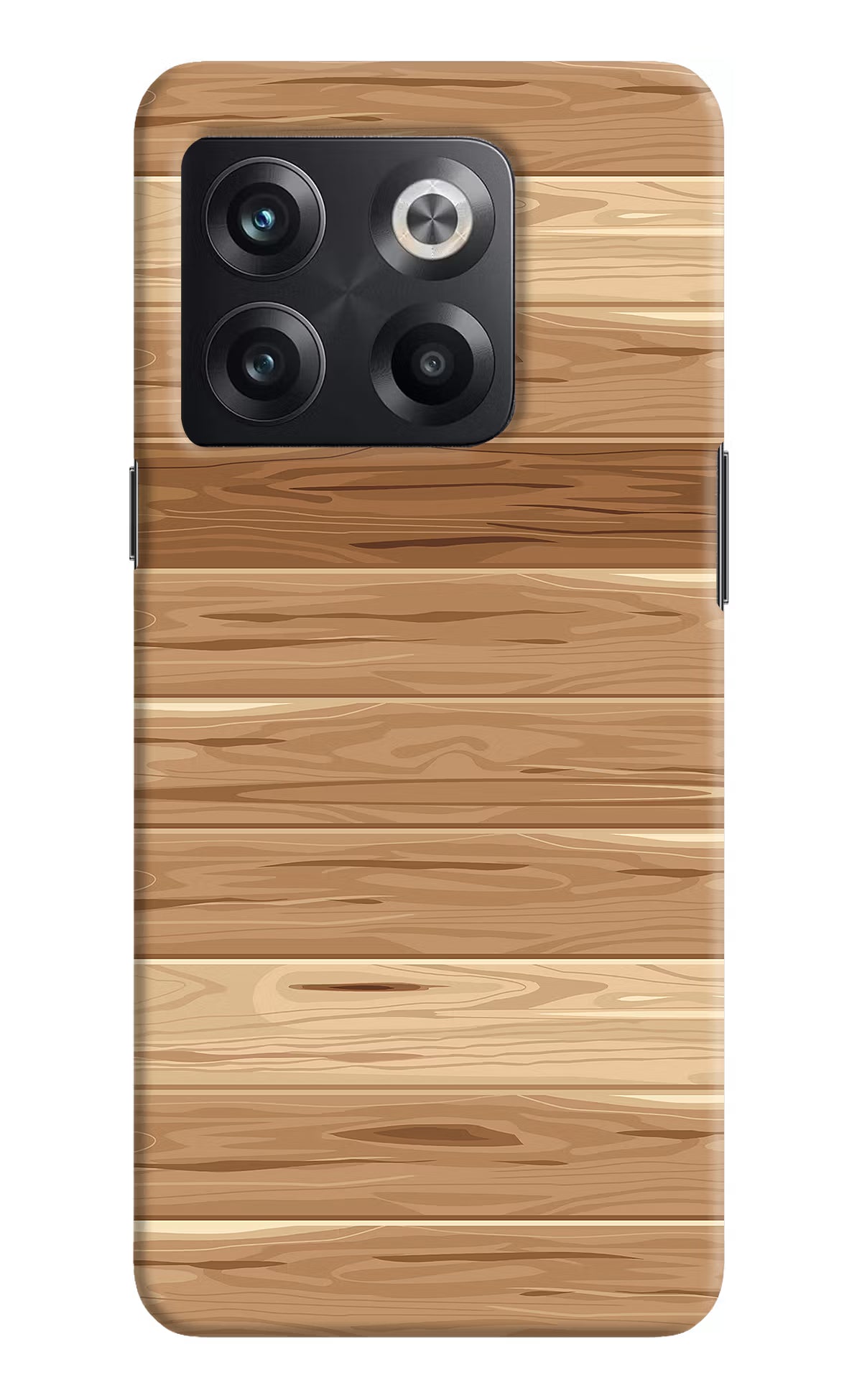 Wooden Vector OnePlus 10T 5G Hard Case Back Cover by Casekaro