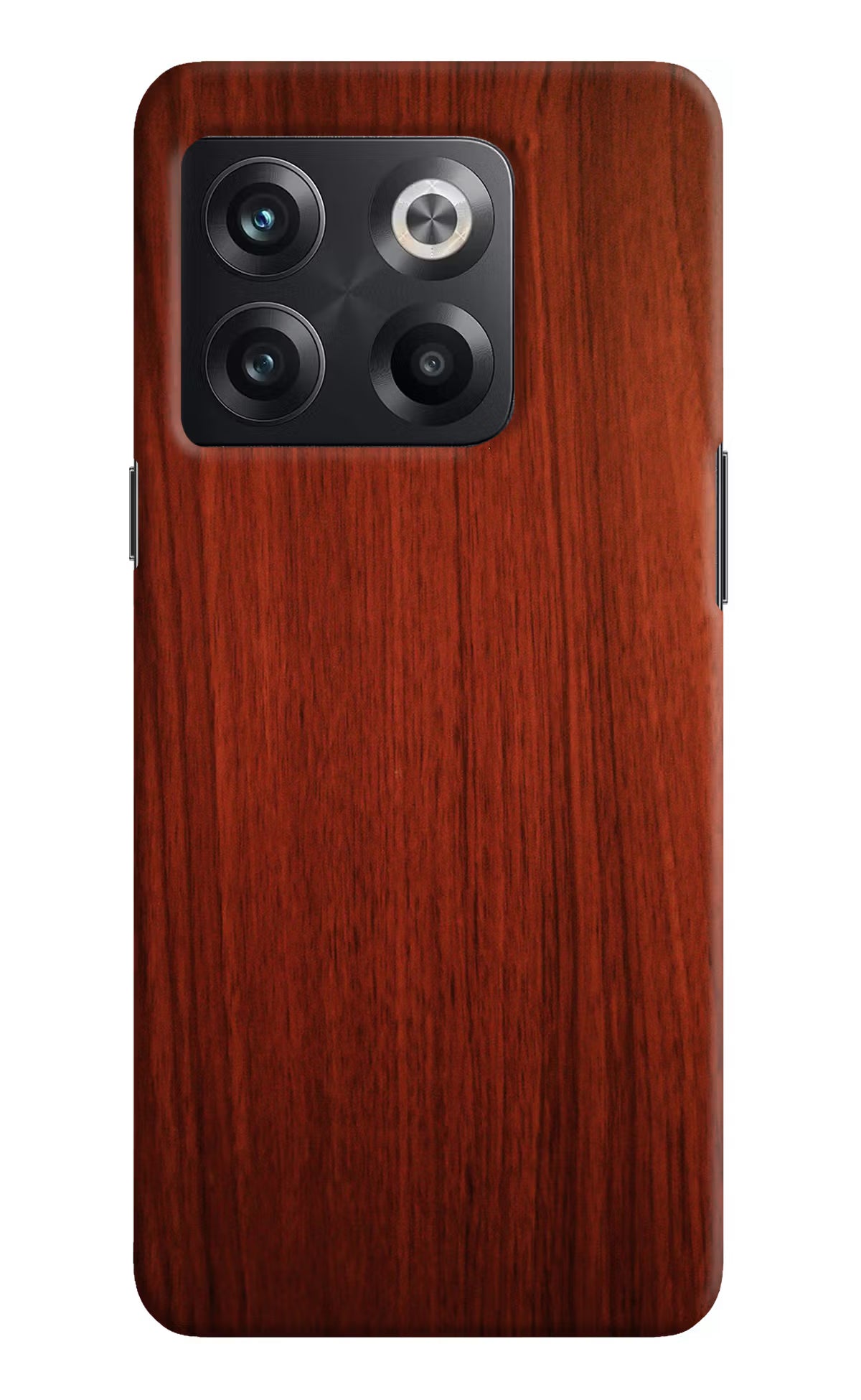 Wooden Plain Pattern OnePlus 10T 5G Hard Case Back Cover by Casekaro