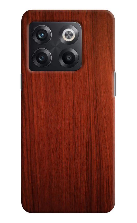 Wooden Plain Pattern OnePlus 10T 5G Hard Case Back Cover by Casekaro