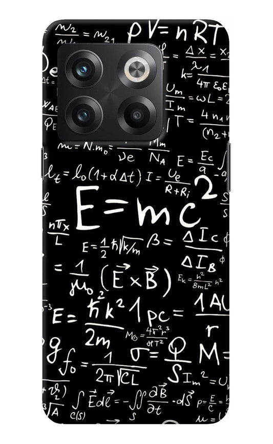 Physics Albert Einstein Formula OnePlus 10T 5G Back Cover