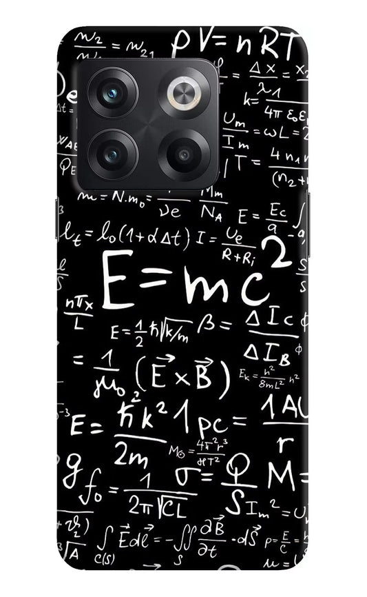 Physics Formula OnePlus 10T 5G Hard Case Back Cover by Casekaro
