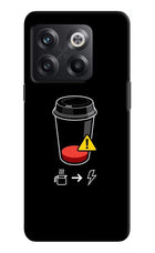 Coffee OnePlus 10T 5G Hard Case Back Cover by Casekaro
