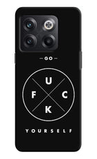 Go Fuck Yourself OnePlus 10T 5G Hard Case Back Cover by Casekaro