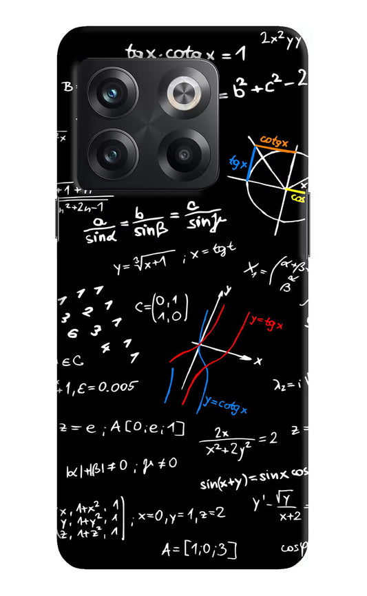 Mathematics Formula OnePlus 10T 5G Hard Case Back Cover by Casekaro