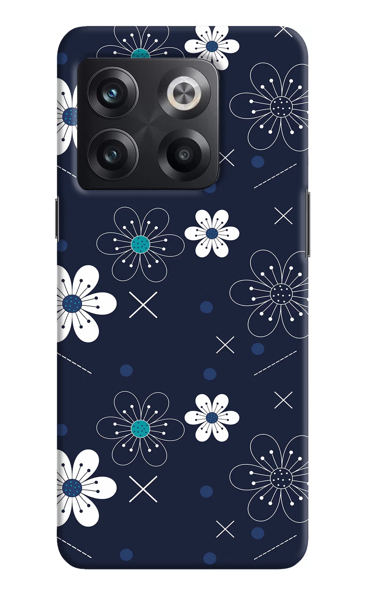 Flowers OnePlus 10T 5G Hard Case Back Cover by Casekaro