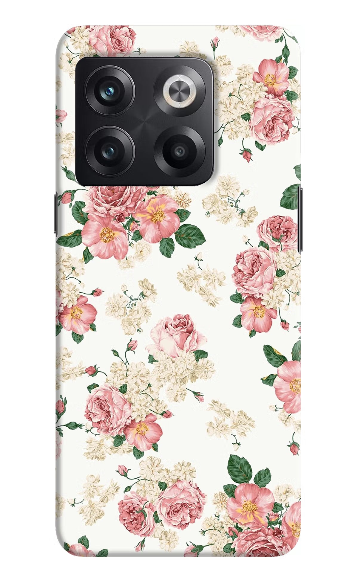 Flowers OnePlus 10T 5G Hard Case Back Cover by Casekaro